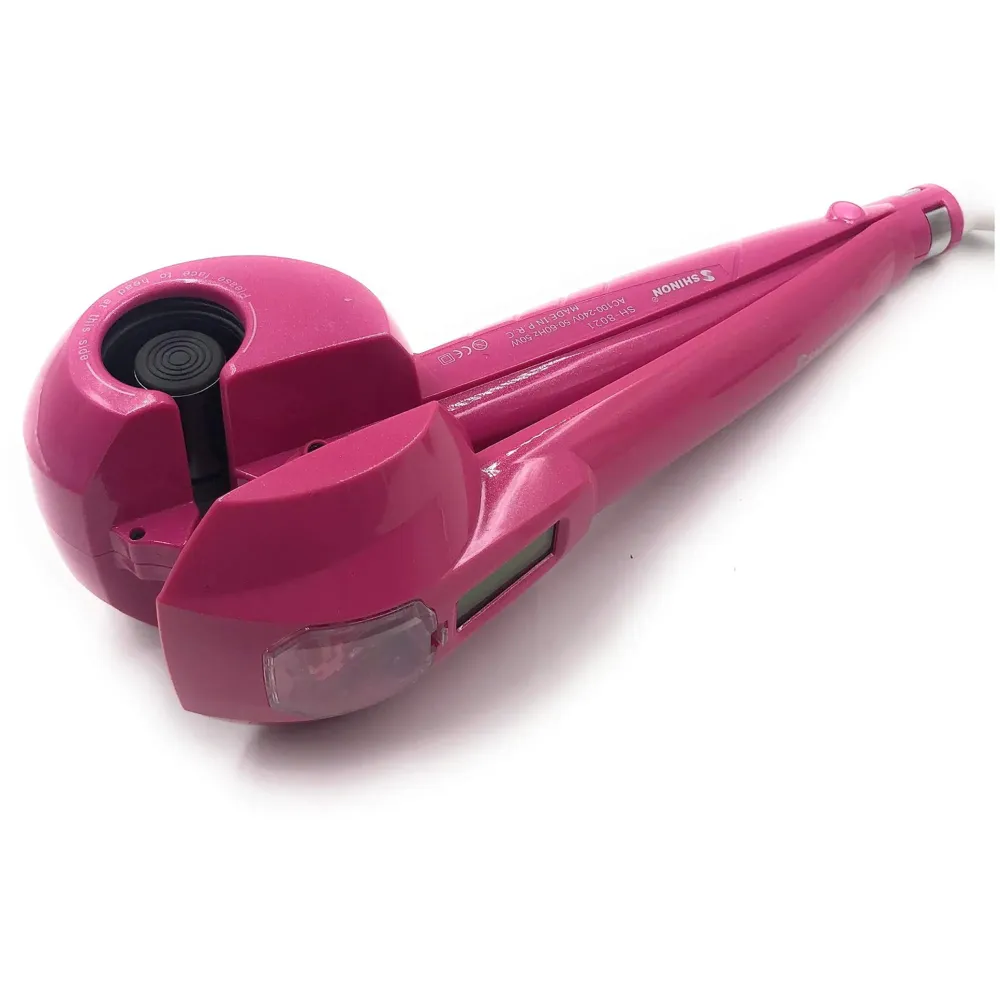 Steam Spray Automatic Hair Curlers Hair Curler Digital Hair Curling Iron Professional Curlers Hair Styling Tools For Wet And Dry Hair Automatic Power Off Setting For safety, 3 Heat settings - 170, 190, 210c. (Pink)