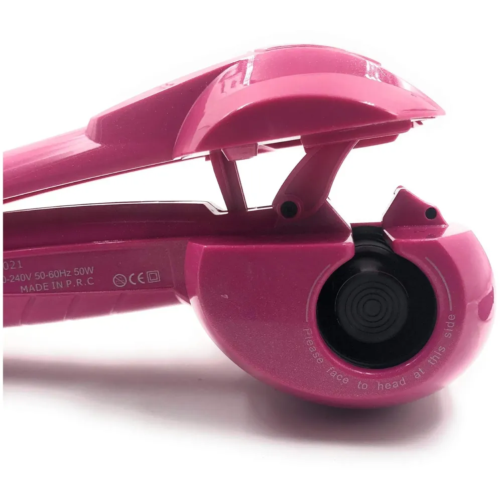 Steam Spray Automatic Hair Curlers Hair Curler Digital Hair Curling Iron Professional Curlers Hair Styling Tools For Wet And Dry Hair Automatic Power Off Setting For safety, 3 Heat settings - 170, 190, 210c. (Pink)