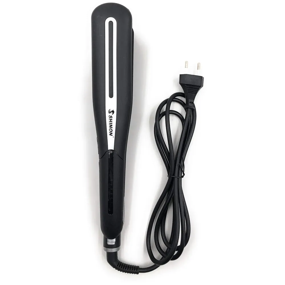 Hair Crimper With LCD Display And 5 Level Temperature Control, Ultra Fast Heat-up And Heat Recovery, Auto Shut-off For safety, Wider Ceramic Plates For smoothness and Shine (Black) - 6