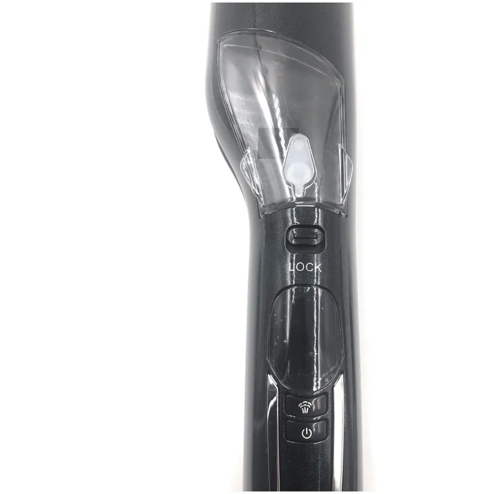 Professional Hair Salon Styling Hair Straightener Brush Heated Hair Brush Straightener Steam Vapor With LCD Screen (Black)