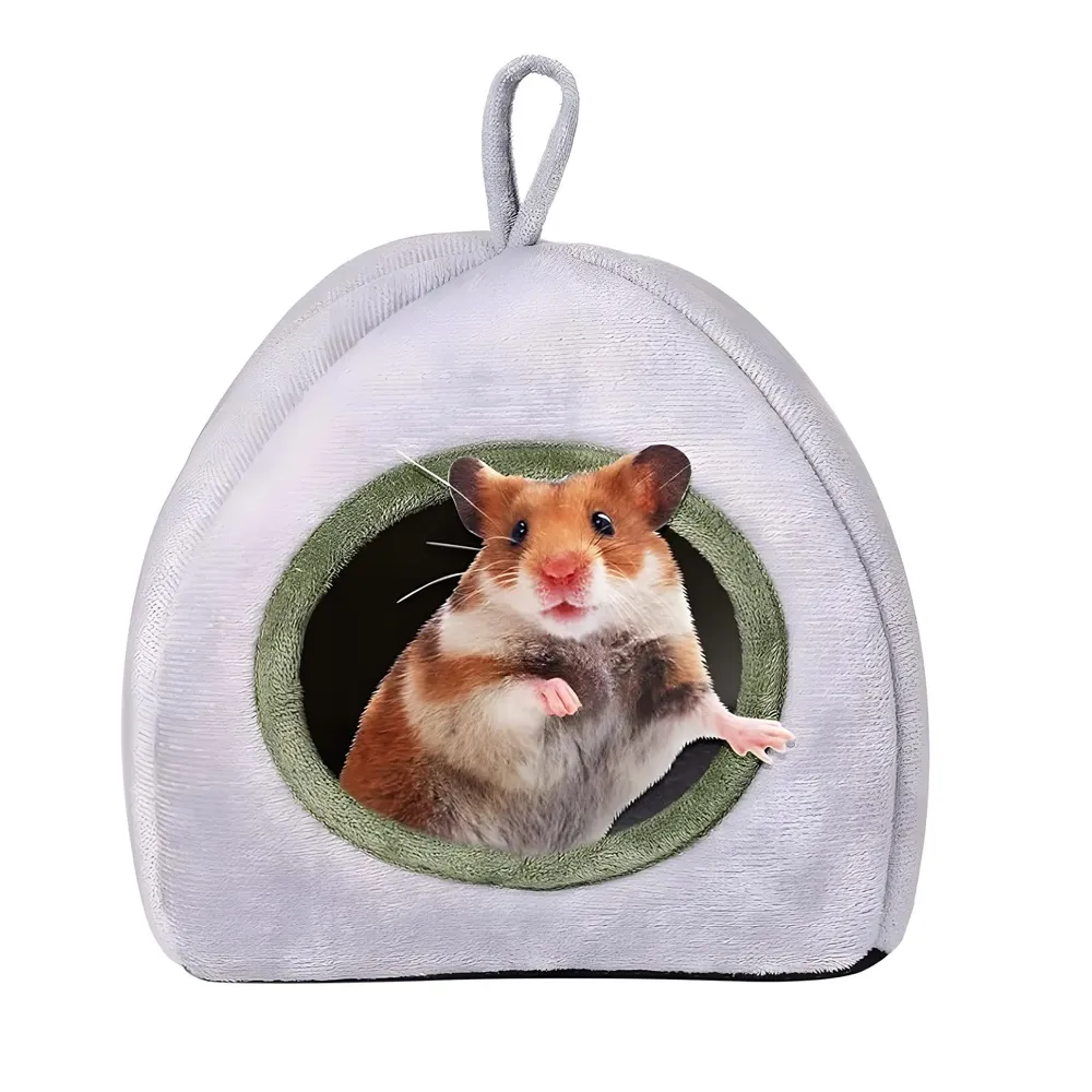 Large Hamster Bed Hideout for Rest Sleeping House Home Washable Suitable for All Small Animals Like Hedgehogs Very Large Size – 30 * 30 * 30 CM Can Fit Up to 5 Pets