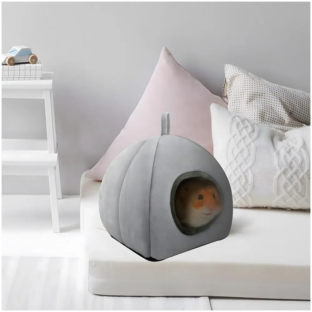Large Hamster Bed Hideout for Rest Sleeping House Home Washable Suitable for All Small Animals Like Hedgehogs Very Large Size – 30 * 30 * 30 CM Can Fit Up to 5 Pets - 4
