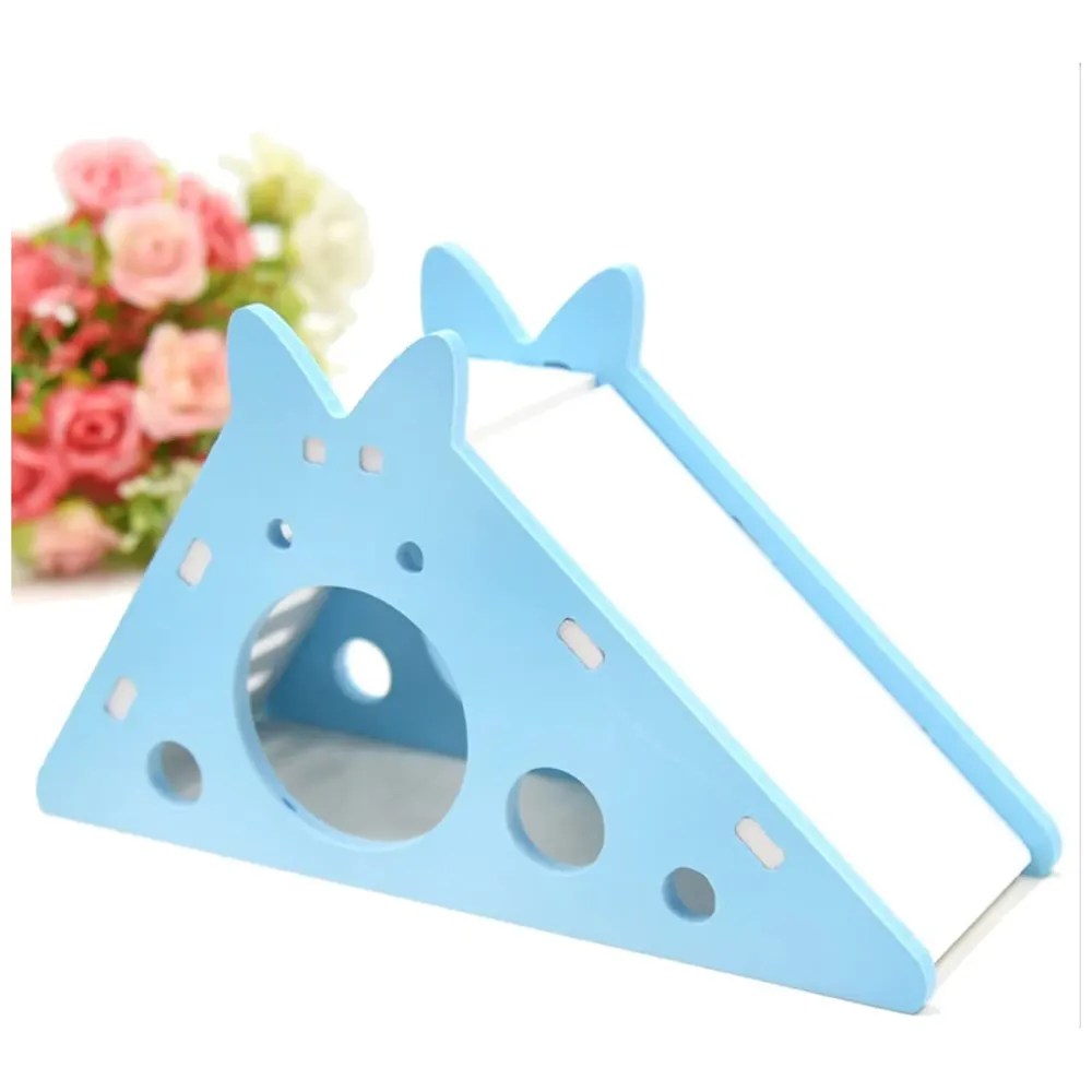 Hamster Set 5 in 1 Essential Toys, Silent, Hamster House Habitat Exercise Wheel, Non Slip Spinner Hamster Cage Accessories for Hamster Gerbils Rat Mice Small Pets