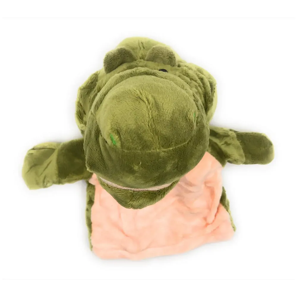 Hand Puppets Crocodile Jungle Animal Friends with Working Mouth for Imaginative Play, Storytelling, Teaching, Preschool & Role-Play. (Crocodile)