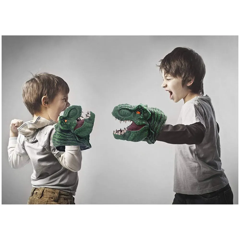 Dinosaur Hand Puppet Animal T-Rex with Working Mouth for Imaginative Play, Storytelling, Role-Play. (Dinosaur)