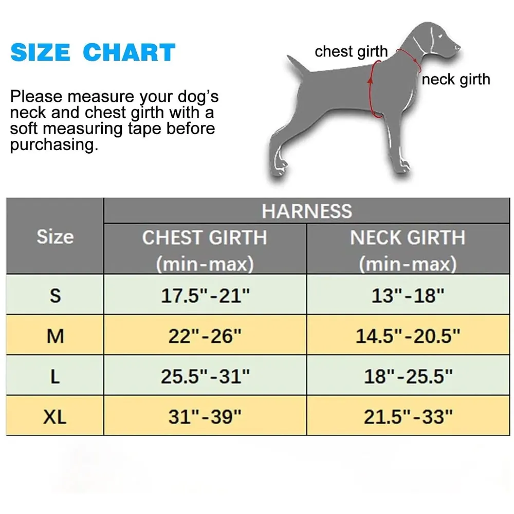 Dog Harness with Leash 5 Feet Mesh Breathable Adjustable Reflective Oxford Easy Control Comfortable. (Black, Large (18-26 Inch Girth)) - 3