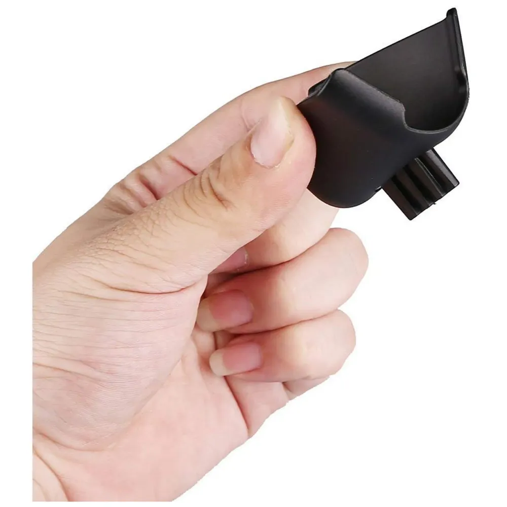 Headphone Stand Headset Holder Earphone Stand with Aluminum Supporting Bar Flexible Headrest ABS Solid Base for All Headphones Size (Headphone Not Included) (Square Black) - 2