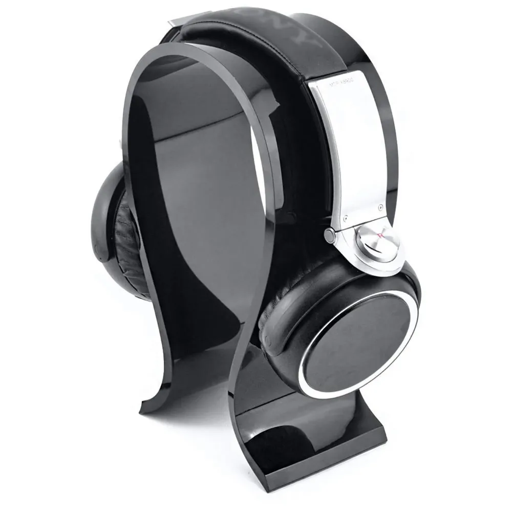 Headphone Stand, Acrylic Universal Headset Earphone Holder Desk Display Hanger with 8mm Thickness