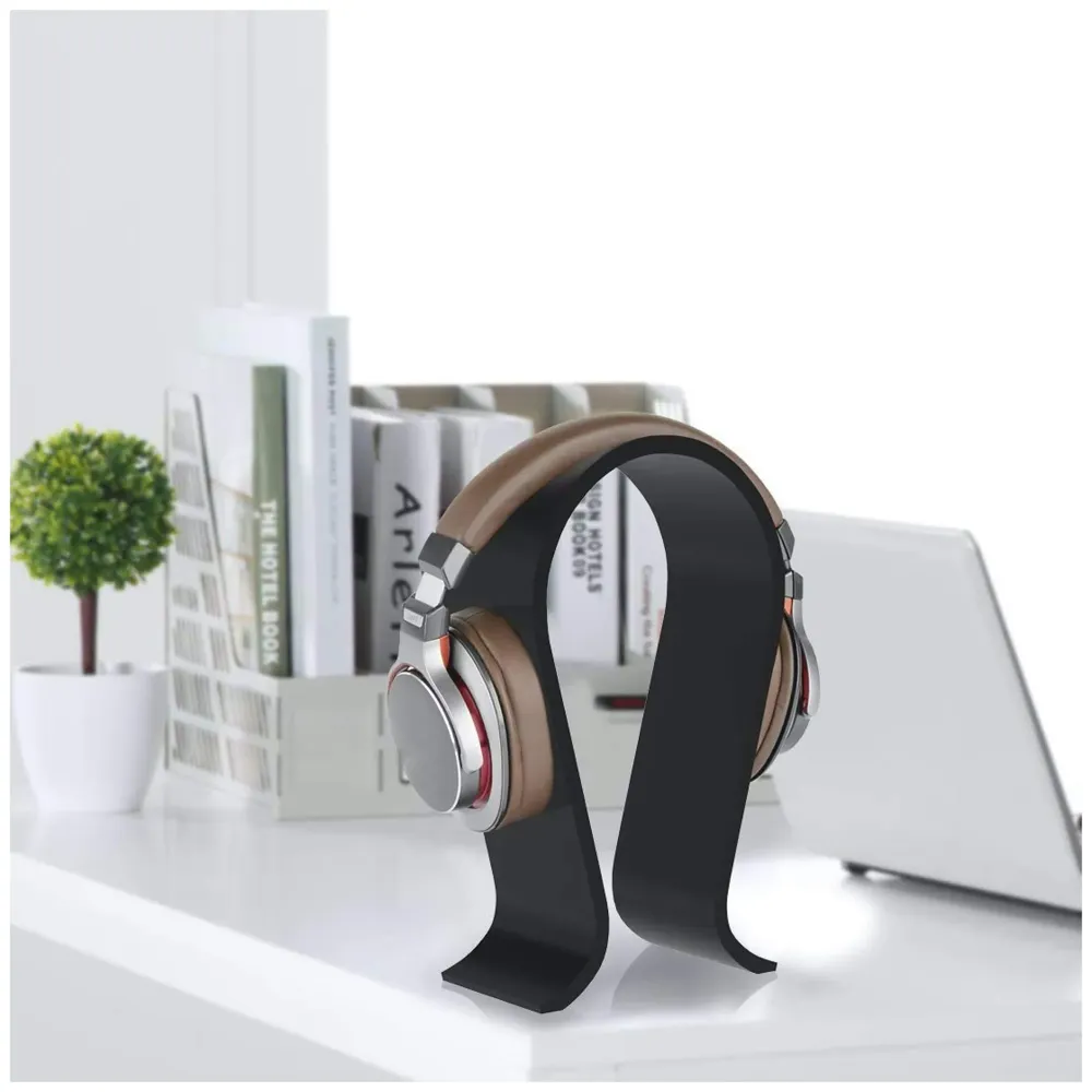 Headphone Stand, Acrylic Universal Headset Earphone Holder Desk Display Hanger with 8mm Thickness