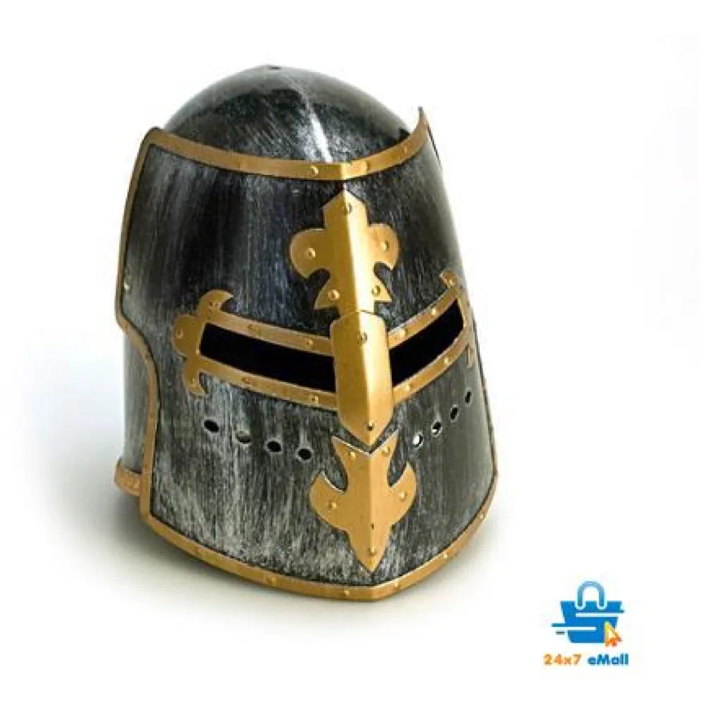 Cosplay Fantasy Warrior Helmet Costume prop ~ Light Weight ~ Standard Size (Crusade) Premium