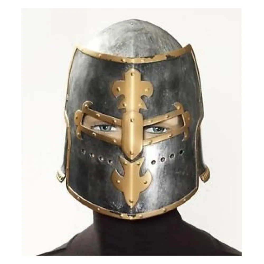 Cosplay Fantasy Warrior Helmet Costume prop ~ Light Weight ~ Standard Size (Crusade) Premium