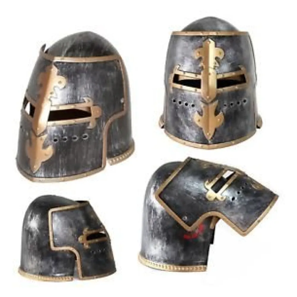 Cosplay Fantasy Warrior Helmet Costume prop ~ Light Weight ~ Standard Size (Crusade) Premium
