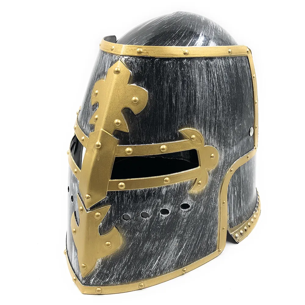 Cosplay Fantasy Warrior Helmet Costume prop ~ Light Weight ~ Standard Size (Crusade) Premium