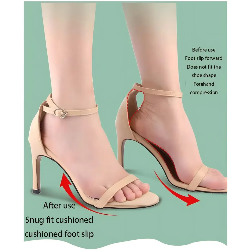 Ball of Foot Cushions for Women, High Heel Metatarsal Pads, All Day Comfort Heel Inserts, Foot Pads for Balls of Feet, One Size Fits All - Beige – 10 cm x 7cm - 6