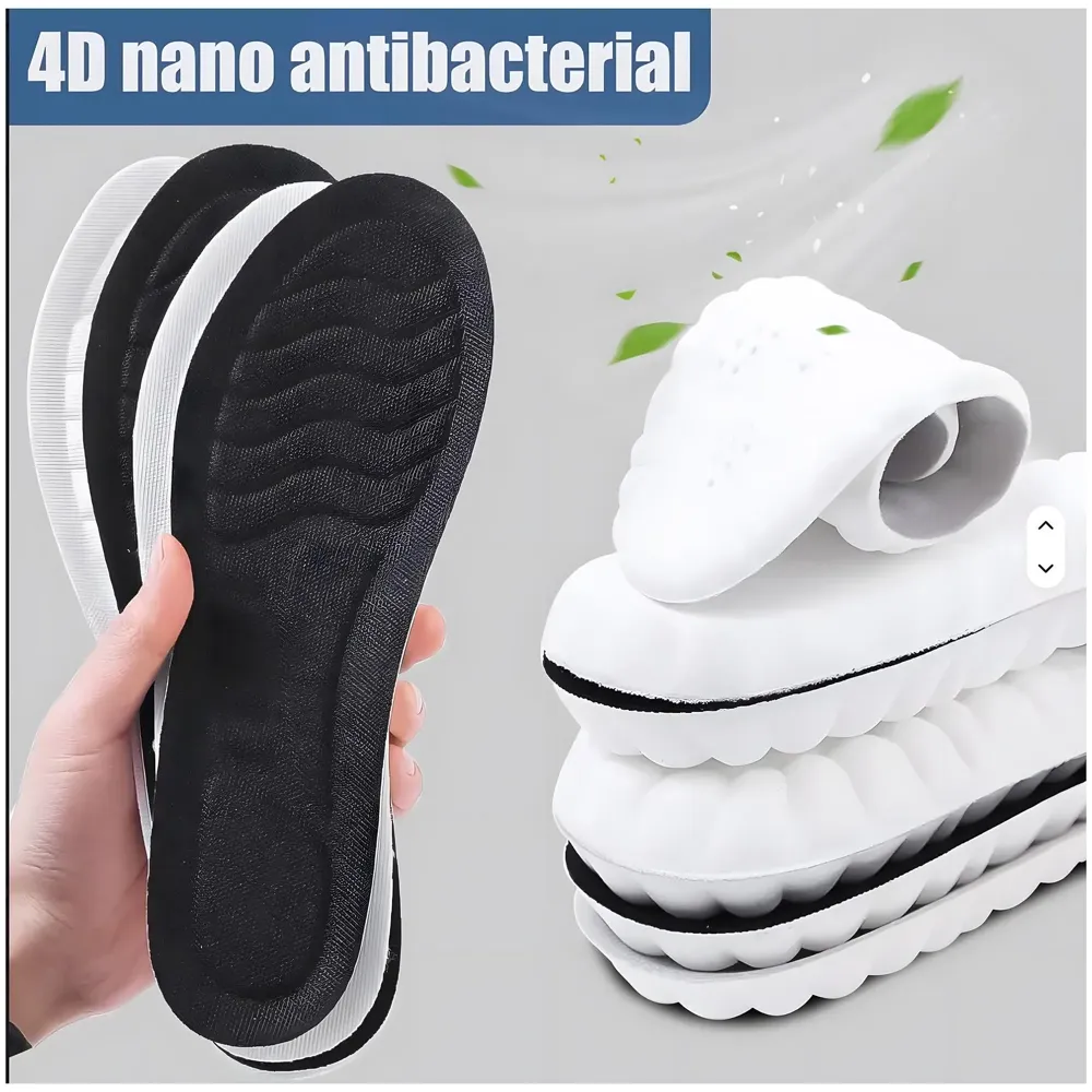 Soft Insoles for Men and Women - U-Shape Memory Foam, Foot & Joint Support, Anti Fatigue and Shock Absorption Male - 40-45 Euro Size (Female 35-40 Euro) - 7