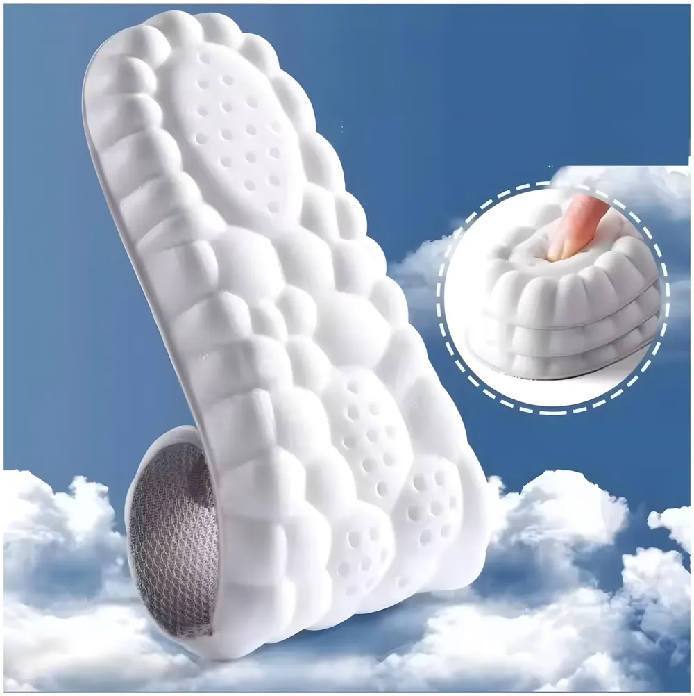 Soft Insoles for Men and Women - U-Shape Memory Foam, Foot & Joint Support, Anti Fatigue and Shock Absorption Male - 40-45 Euro Size (Female 35-40 Euro) - 8