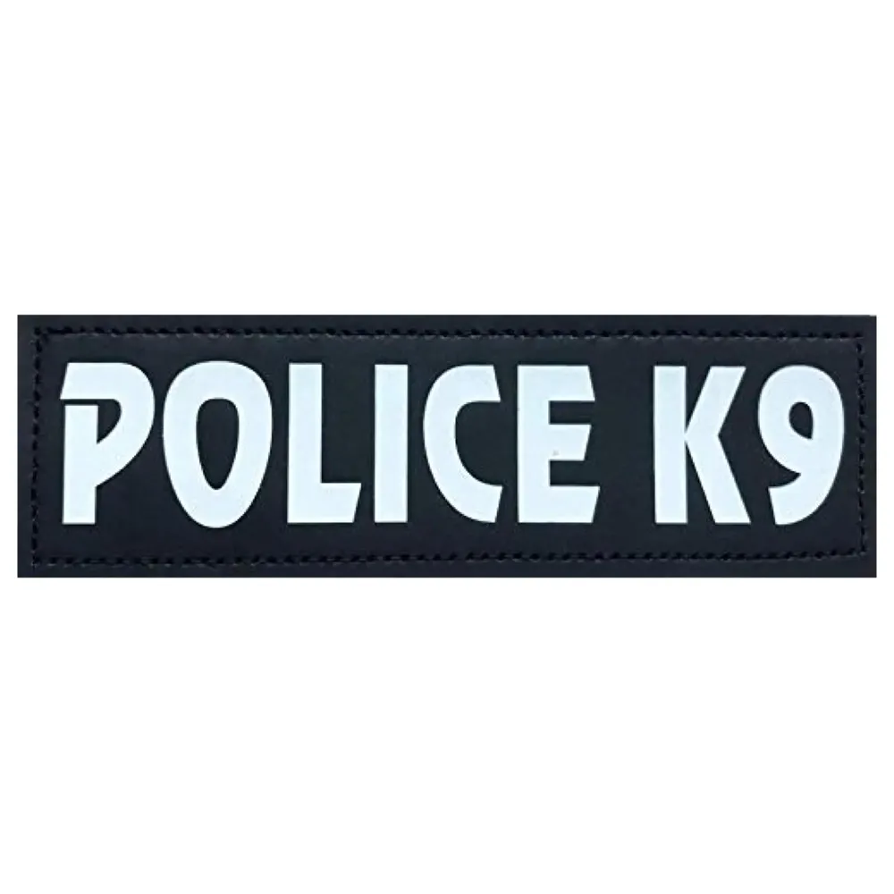 Dog K9 Police Dog Harness Vest with Hook and Loop Straps and Handle and Adjustable (M- 22-28 Inch Girth, Black)