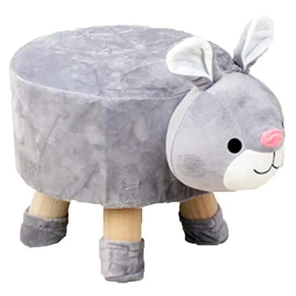 Bunny Rabbit Children's Favourite Animal Stool, Chair, Ottoman, Foot Rest. (Kids, Bunny)