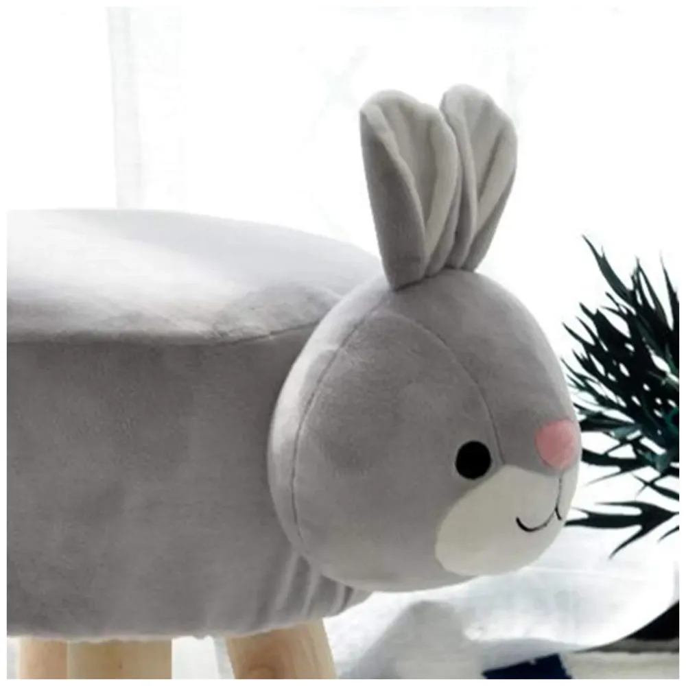 Bunny Rabbit Children's Favourite Animal Stool, Chair, Ottoman, Foot Rest. (Kids, Bunny)