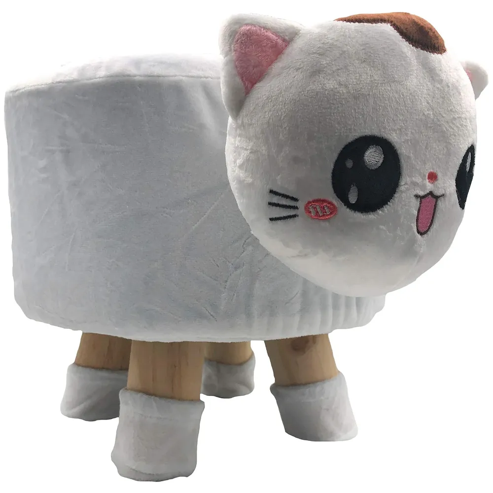 Cat Children's Favourite Animal Stool, Chair, Ottoman, Foot Rest. (Kids, Cat)