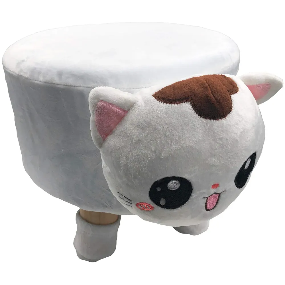 Cat Children's Favourite Animal Stool, Chair, Ottoman, Foot Rest. (Kids, Cat)