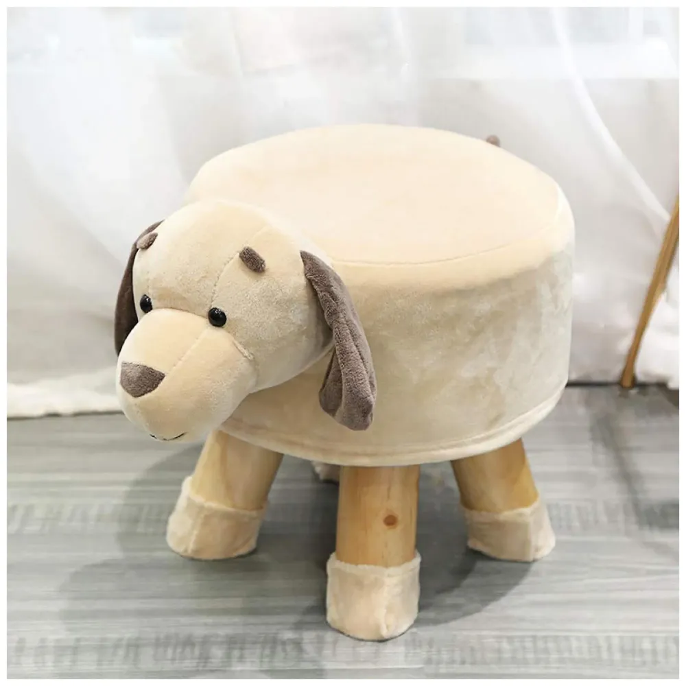 Dog Children's Favourite Animal Stool, Chair, Ottoman, Foot Rest. (Kids, Dog)
