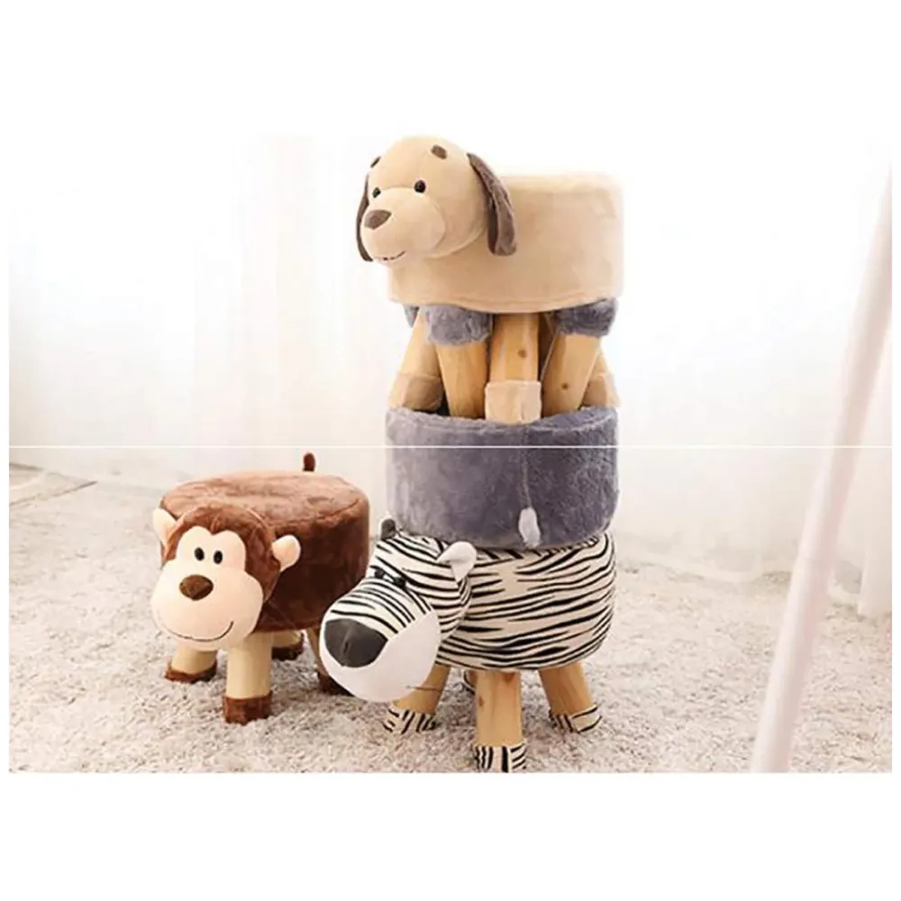 Dog Children's Favourite Animal Stool, Chair, Ottoman, Foot Rest. (Kids, Dog)