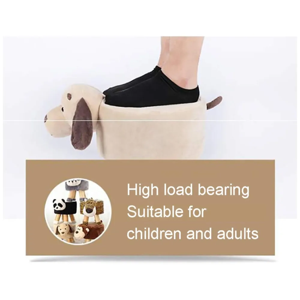 Dog Children's Favourite Animal Stool, Chair, Ottoman, Foot Rest. (Kids, Dog)