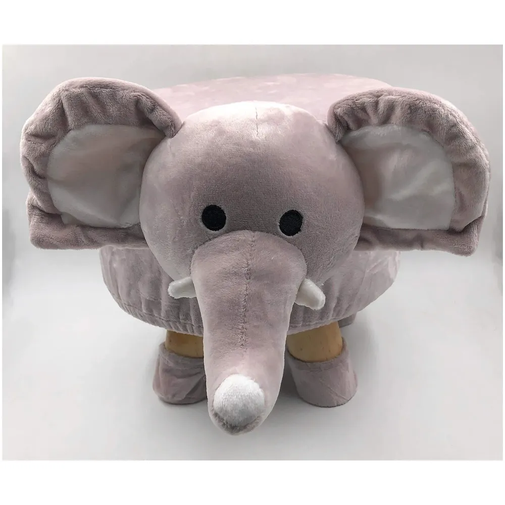 Elephant Children's Favourite Animal Stool, Chair, Ottoman, Foot Rest. (Kids, Elephant)