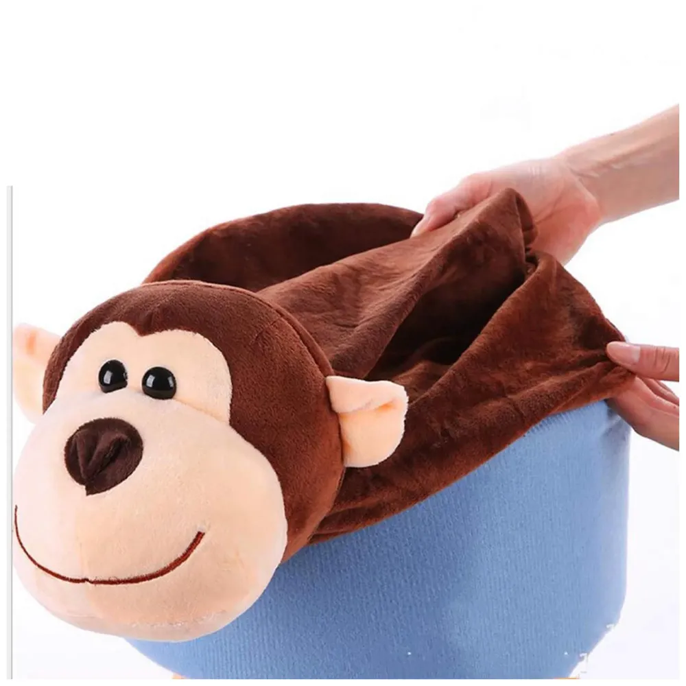 Monkey Children's Favourite Animal Stool, Chair, Ottoman, Foot Rest. (Kids, Monkey)