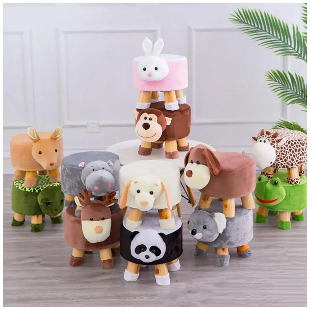 Monkey Children's Favourite Animal Stool, Chair, Ottoman, Foot Rest. (Kids, Monkey)