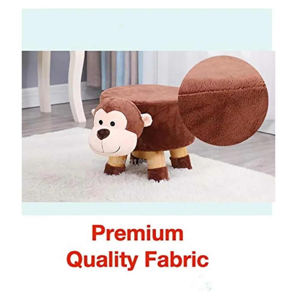Monkey Children's Favourite Animal Stool, Chair, Ottoman, Foot Rest. (Kids, Monkey)