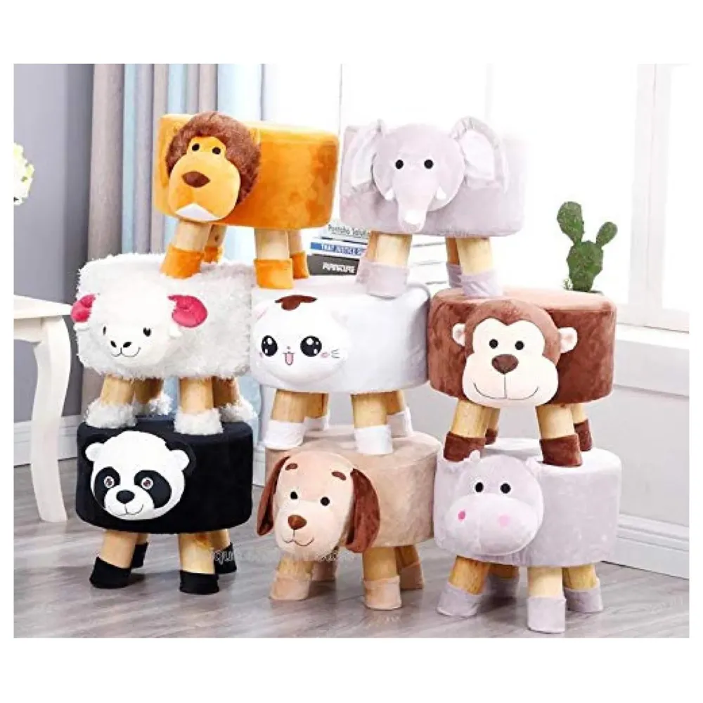 Monkey Children's Favourite Animal Stool, Chair, Ottoman, Foot Rest. (Kids, Monkey)