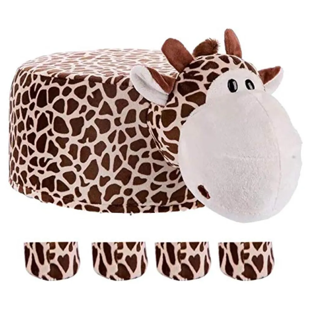 Children's Favourite Animal Stool, Chair, Ottoman, Foot Rest. (Kids, Giraffe)