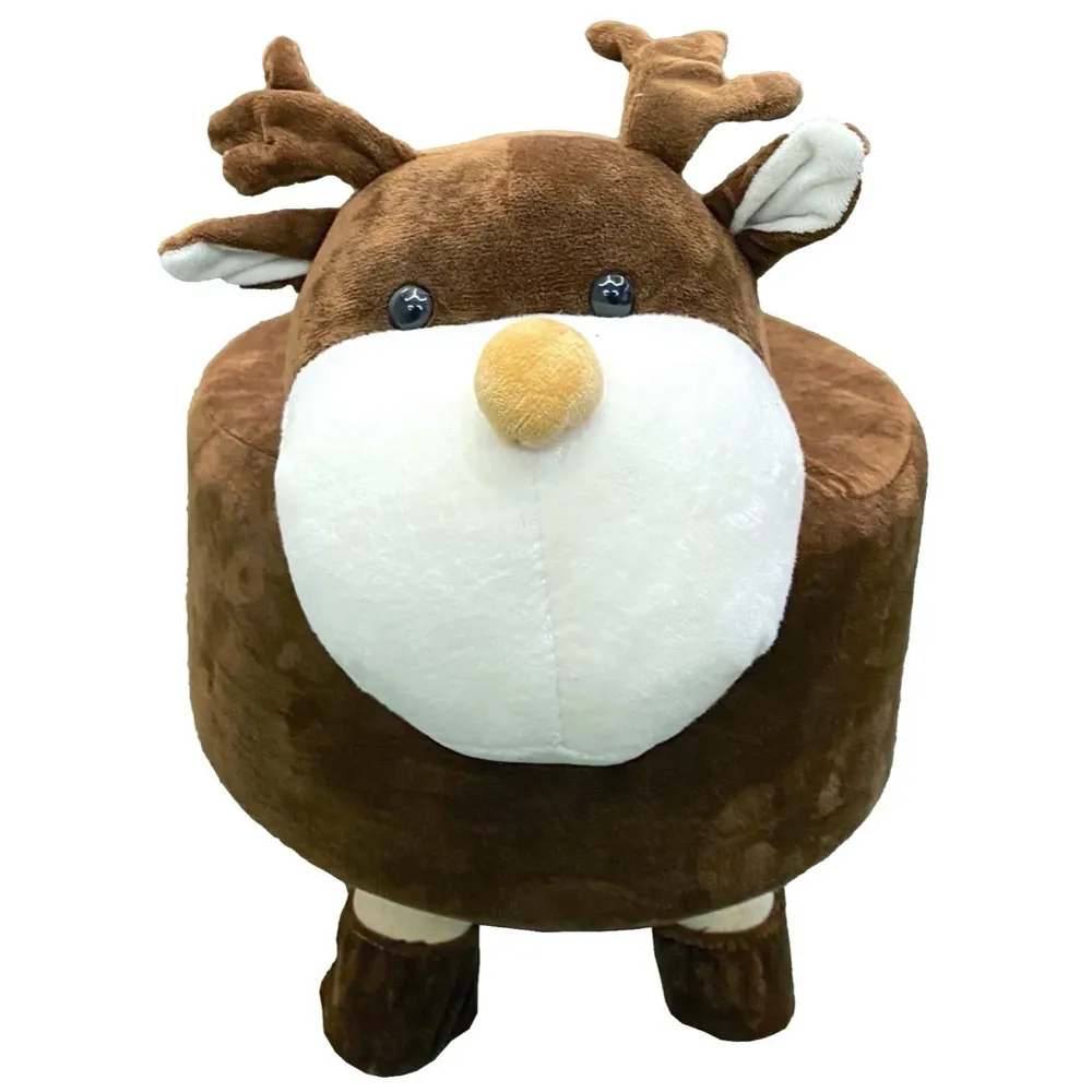 Children's Favourite Animal Stool, Chair, Ottoman, Foot Rest. (Kids, Deer)
