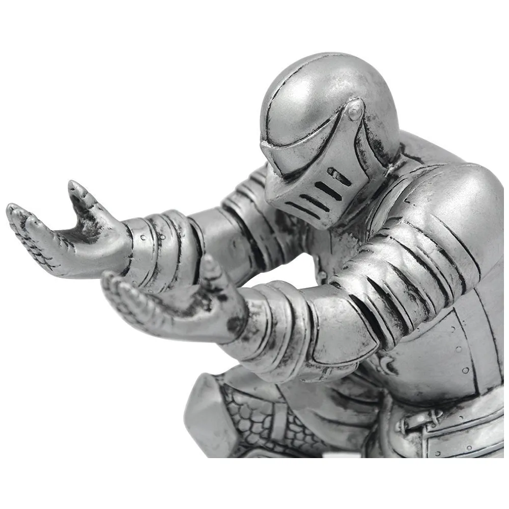 Unique Executive Knight Pen Holder / Stand (Crusade Silver)
