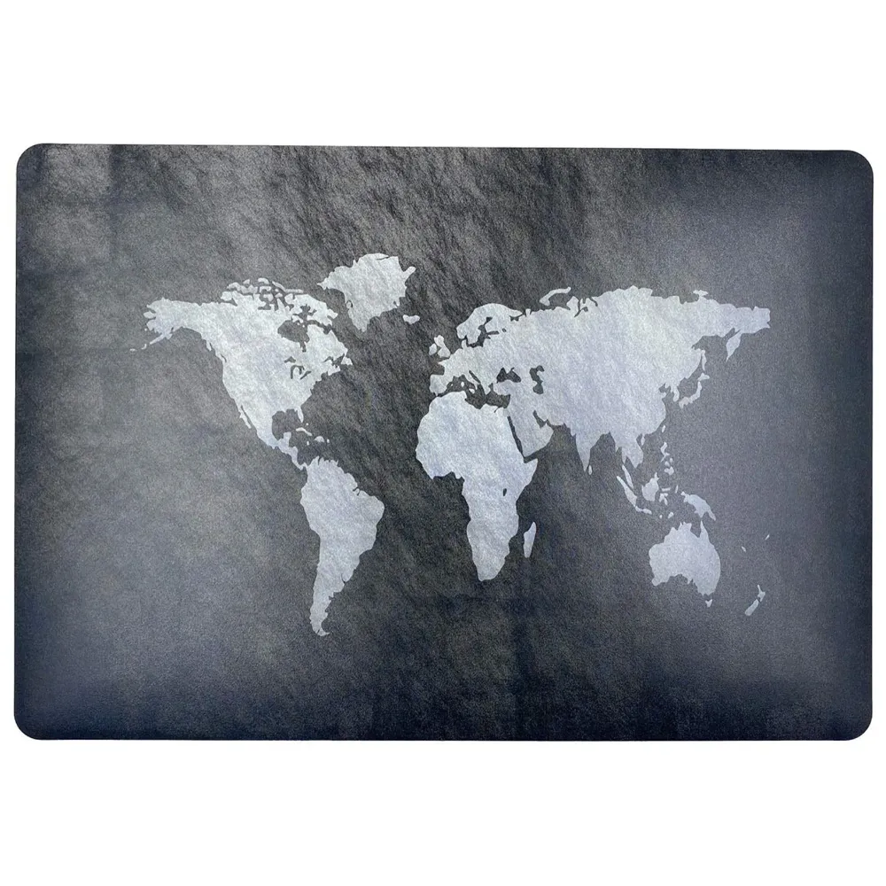 Hard Case Cover Compatible with New MacBook Air 13 inch M1 A2337 A2179 A1932, (2018-2021) (World Map)