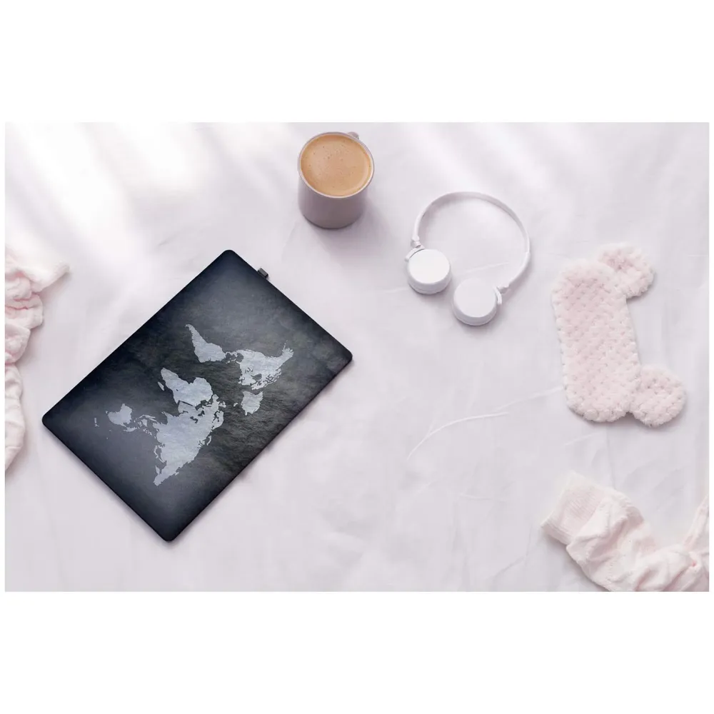 Hard Case Cover Compatible with New MacBook Air 13 inch M1 A2337 A2179 A1932, (2018-2021) (World Map)