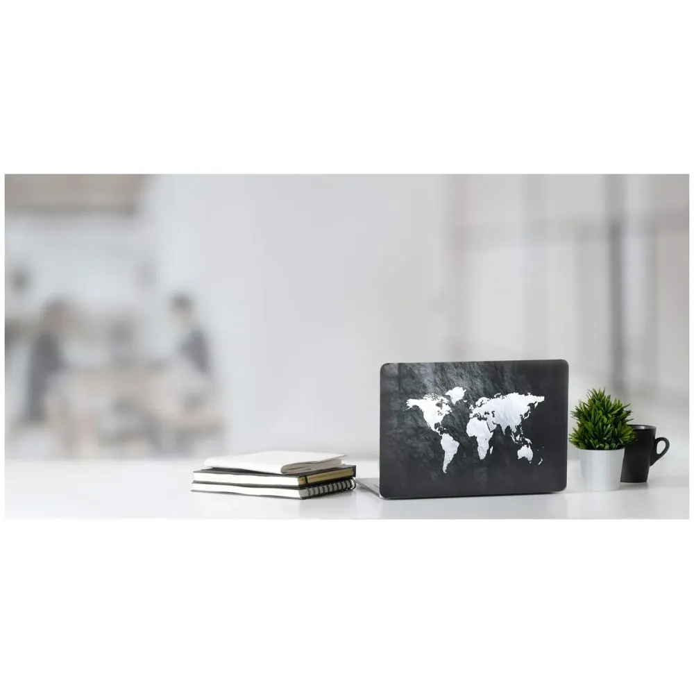 Hard Case Cover Compatible with New MacBook Air 13 inch M1 A2337 A2179 A1932, (2018-2021) (World Map)