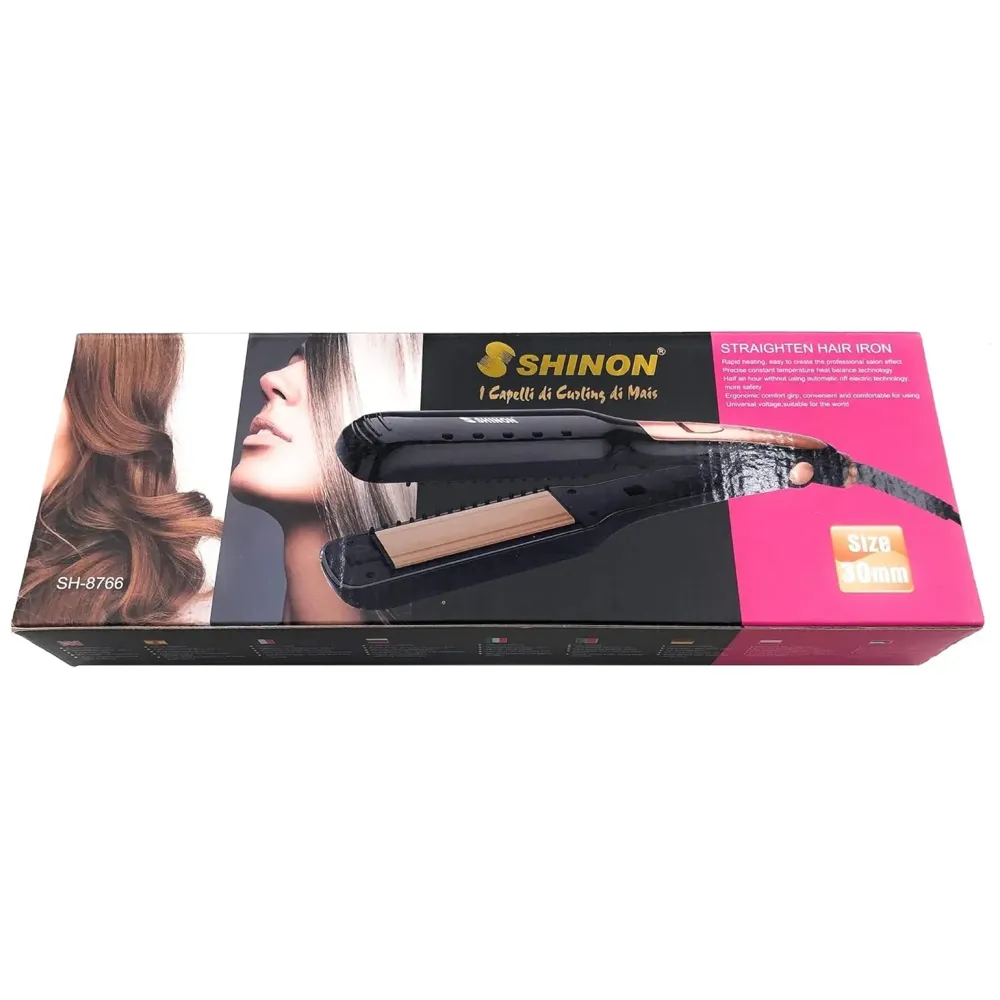 Professional Hair Salon Styling Hair Straightener With Rapid Heating And Heat Balance Technology, Automatic off For safety