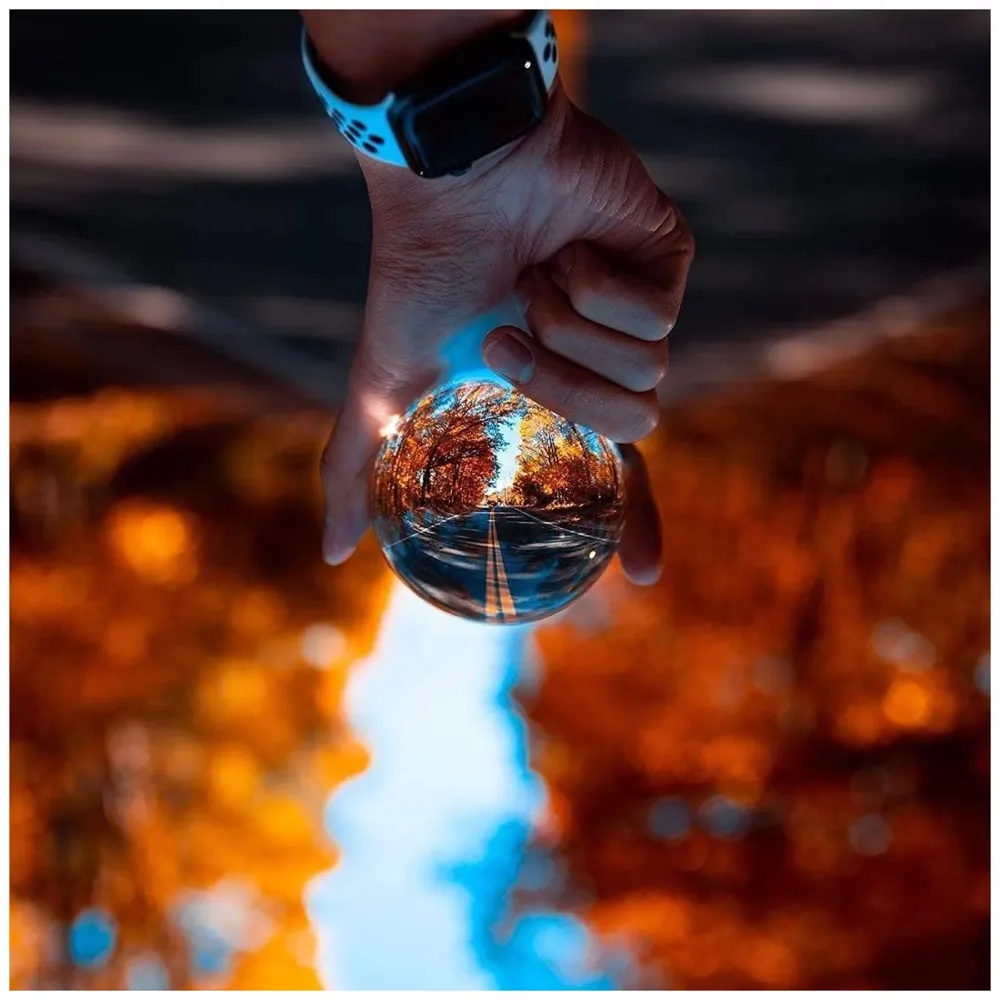 80 mm K9 Crystal Ball Pro and Stand for Creative Photography 8 Cm Clear with Box