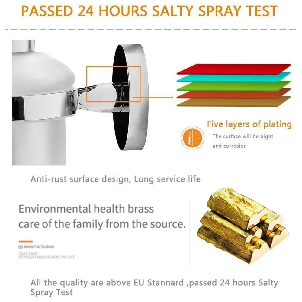 Aluminium Liquid Soap Dispenser/Wall Mounted (Chrome)