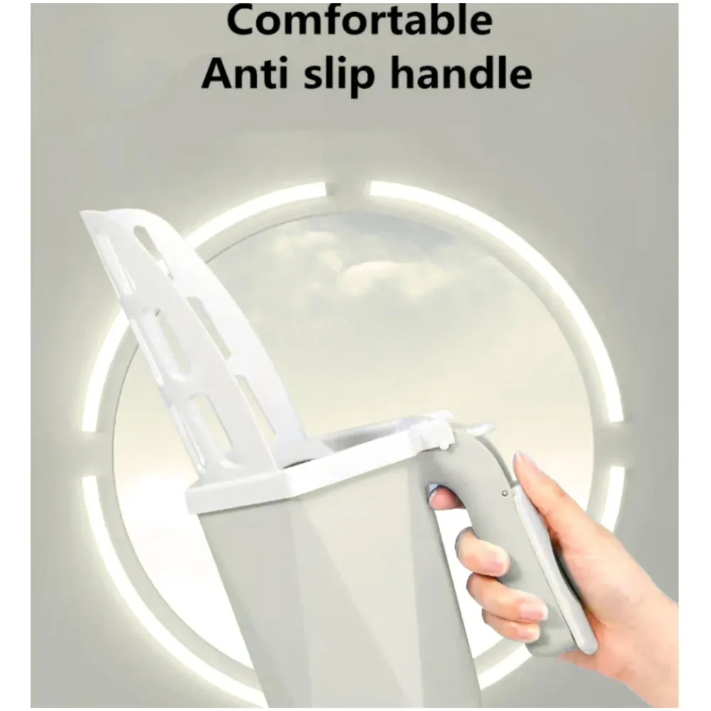 Cat Litter Scooper with Holder: 2 in 1 Portable Kitty Integrated Detachable Deep Cat Litter Shovel with Waste Container with Poop Sifting Cat Litter Grey 31cm x 16 cm - 6