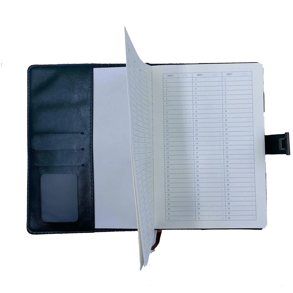 Novelty Diary Notebook with Number Combination Lock & PU Leather Cover Secret Lock Diary (22x15 cm, 230 Pages) (Green)