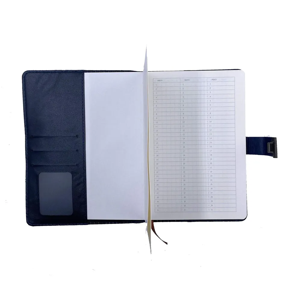 Novelty Diary Notebook with Number Combination Lock & PU Leather Cover Secret Lock Diary (22x15 cm, 230 Pages) (Blue)