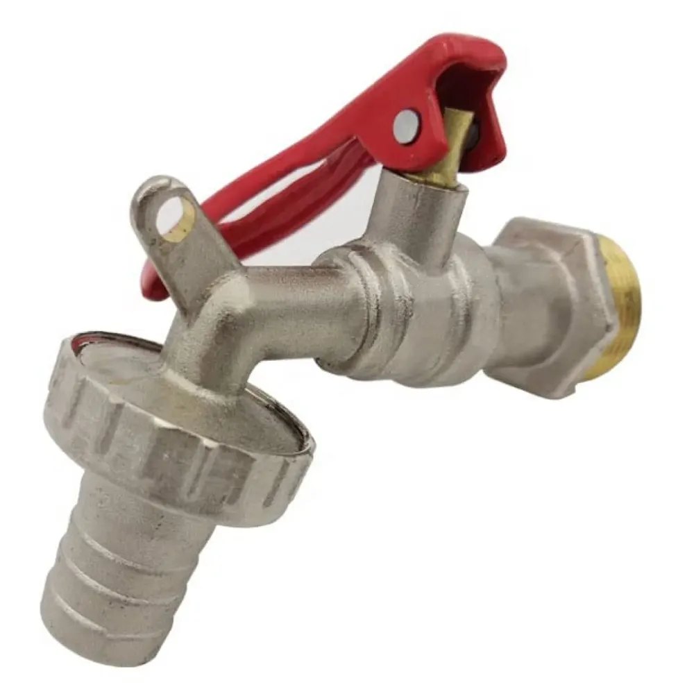 Lockable Tap With 1/2" Thread - Brass Faucet for Home, Outdoor Garden - Water Tap Lock - 6