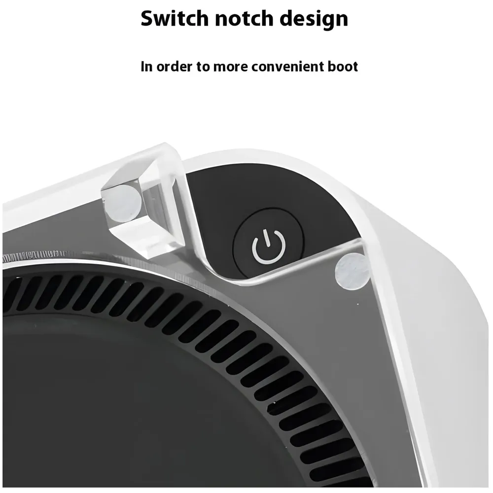 Acrylic Stand for Mini M4 Models – Transparent Non-Slip Docking Station Desktop Holder, Desk Organization, Power Button Access. ONLY STAND.