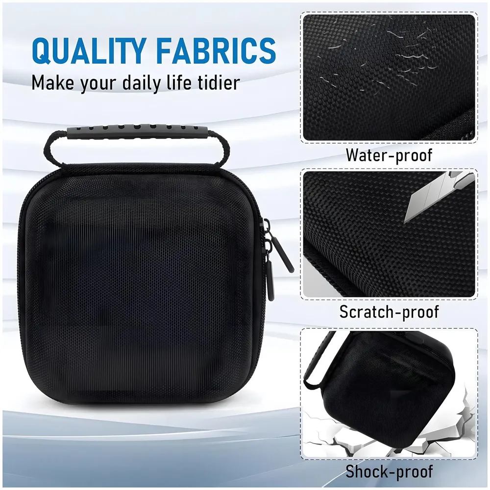 Hard Carry Case Compatible with Mac mini M4 Series Desktop Computer Hard Shell Carrying Case, Protective Travel Case Storage Bag- 16 Cm x 16 cm x 9.5 Cm EVA - 3