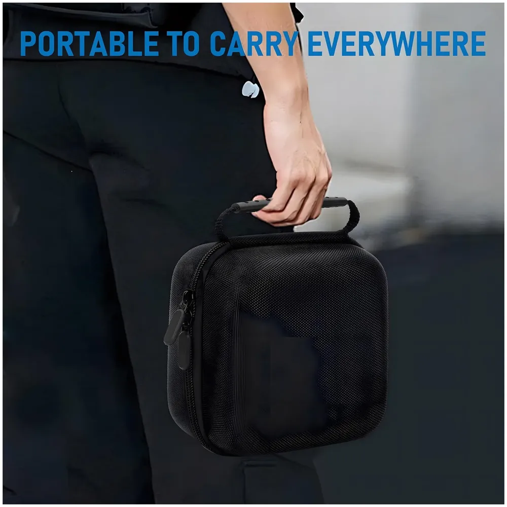 Hard Carry Case Compatible with Mac mini M4 Series Desktop Computer Hard Shell Carrying Case, Protective Travel Case Storage Bag- 16 Cm x 16 cm x 9.5 Cm EVA - 5