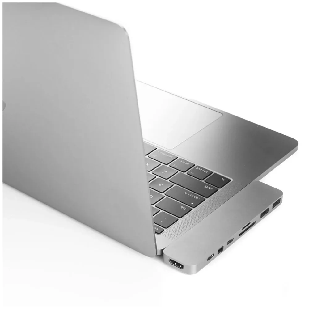 7-in-1 Combo Hub of 1 4K HDMI, 1 SD Memory Port and 2 Type C Ports for MacBook Pro 2016/2017, 12-inch (Space Grey) - 6